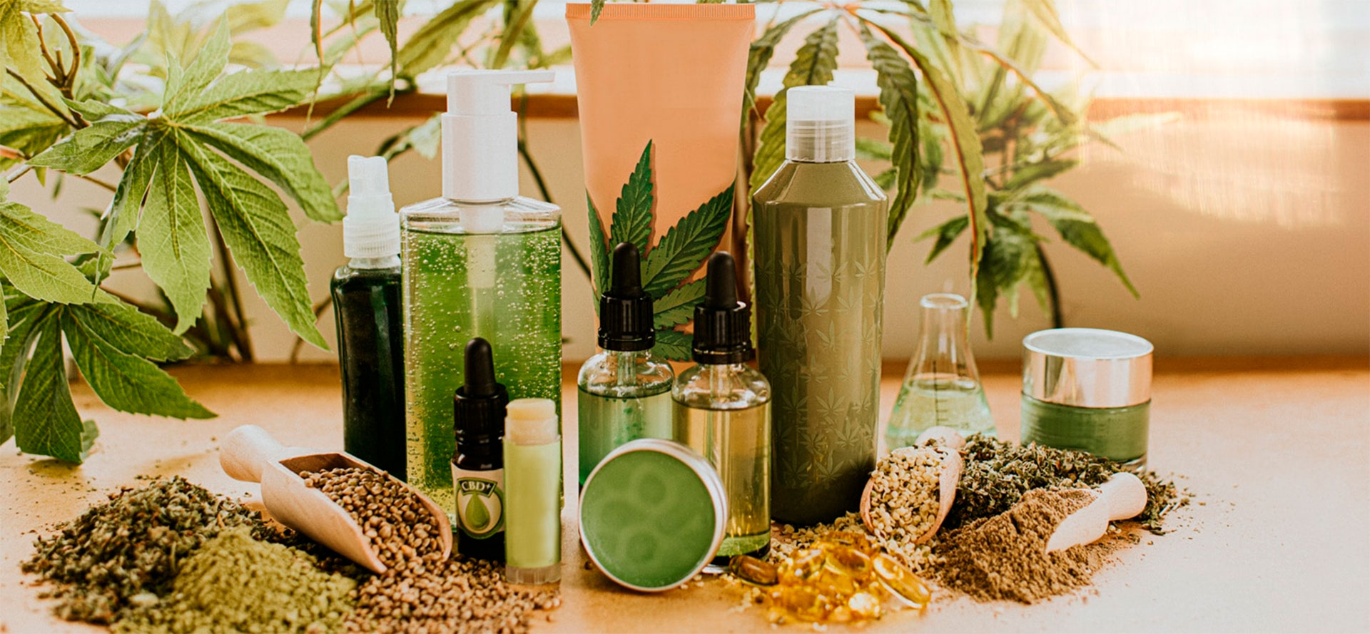 Calming CBD Beauty Products.
