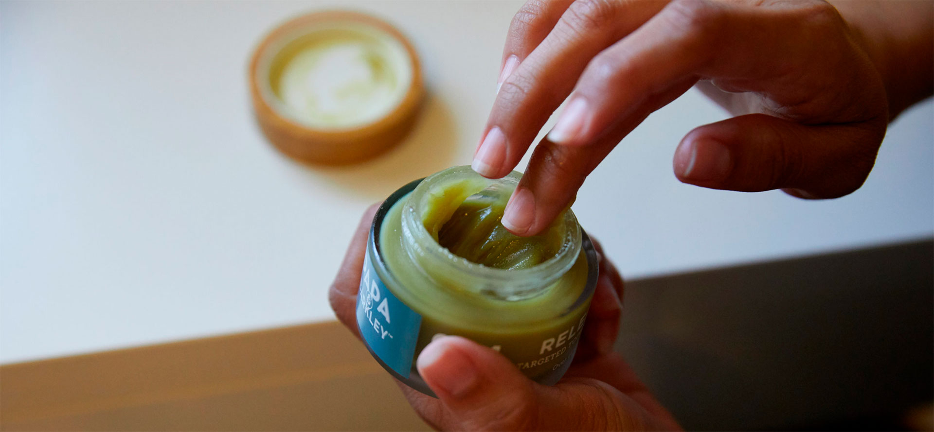 Using CBD Balm.