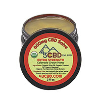 USDA Organic CBD Oil Salve (600mg CBD) – Extra-Strength.