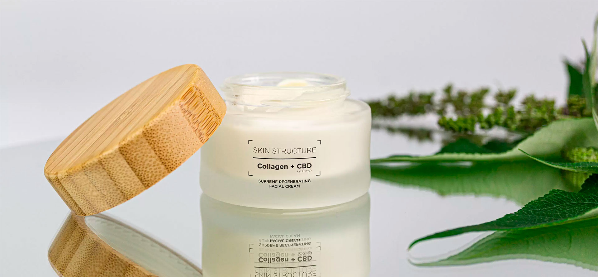 Opened CBD face cream.