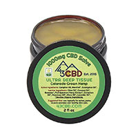 CCOF Certified CBD Oil Salve (1000mg CBD) – Ultra Deep Tissue.