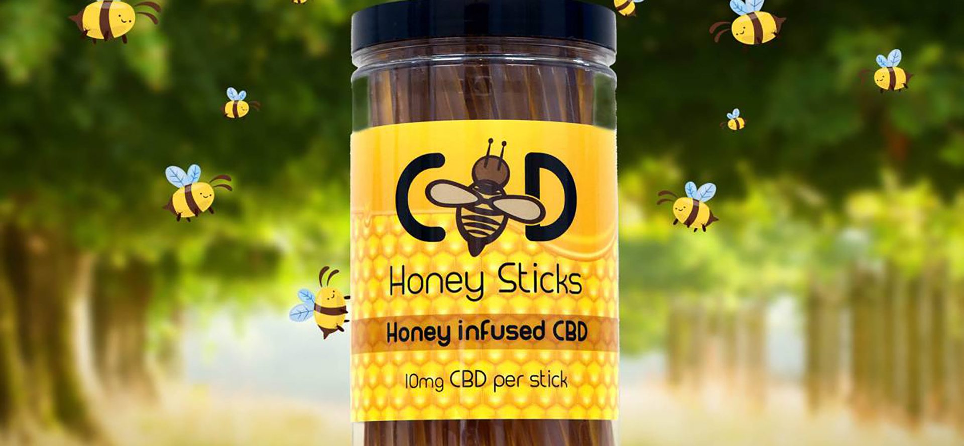 cbd honey sticks gold bee