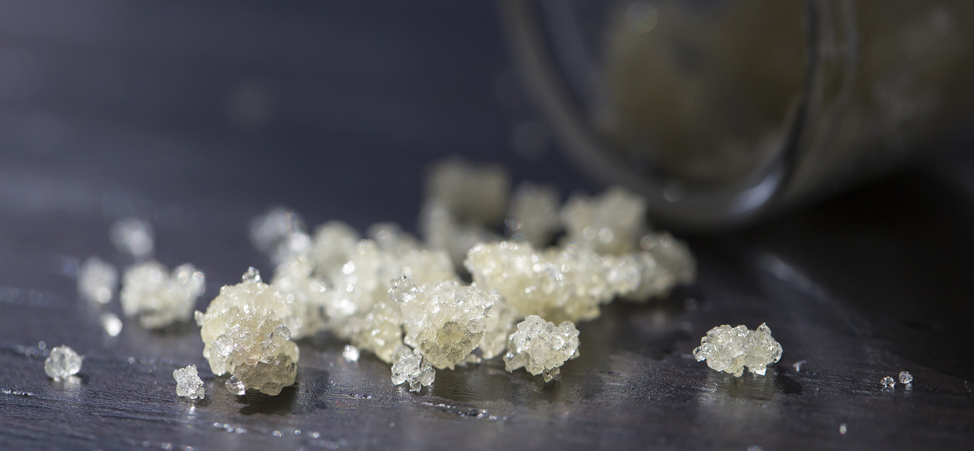 CBD Isolate crystals.