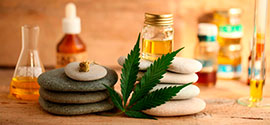 CBD for relax and massage.