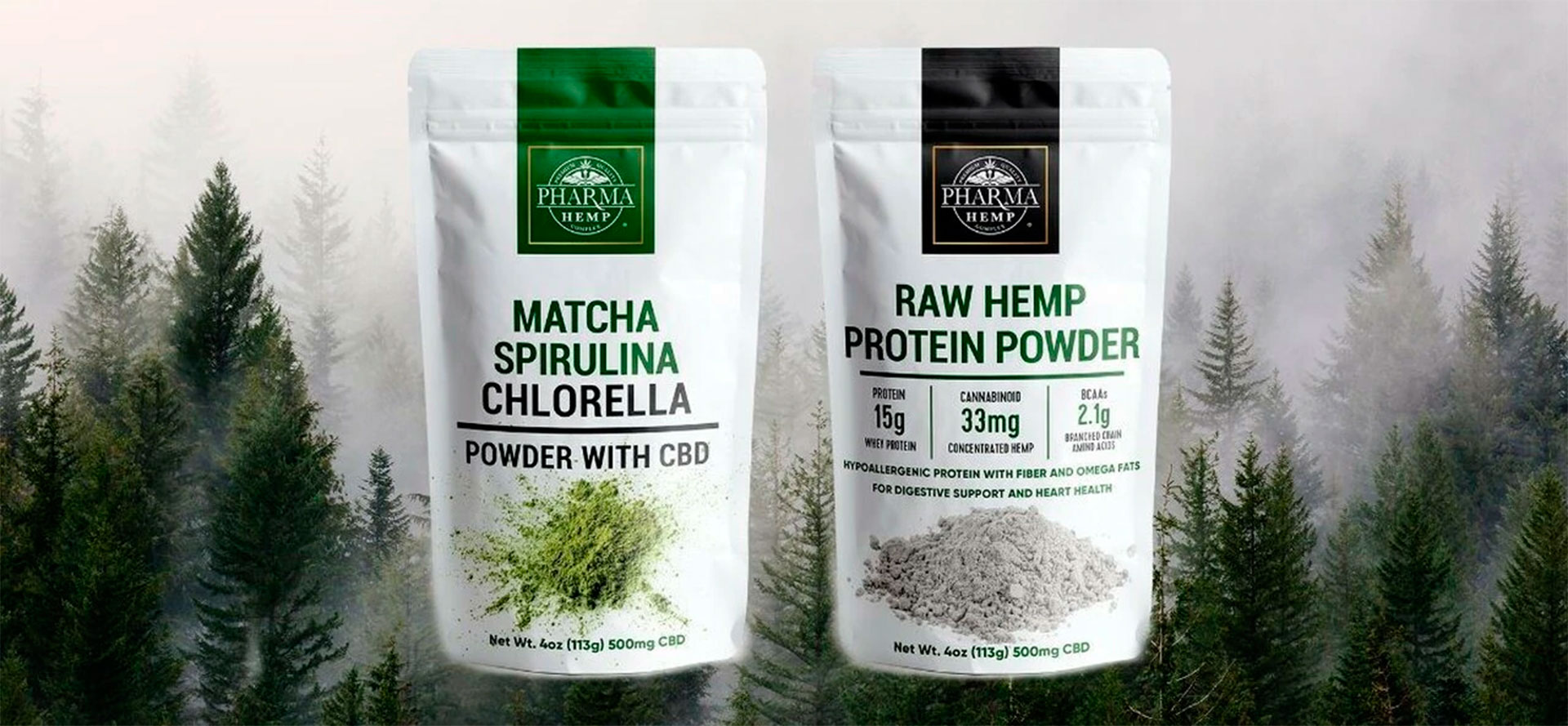 CBD-infused protein powder.