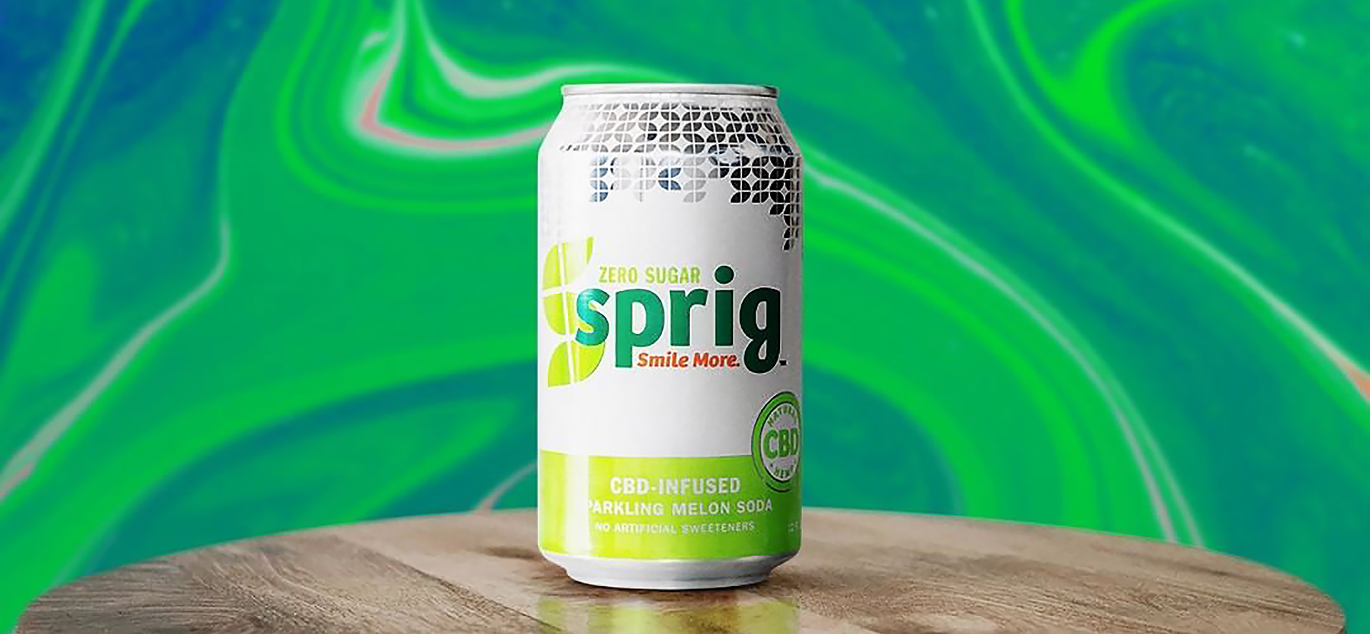 CBD-Infused Soda can.