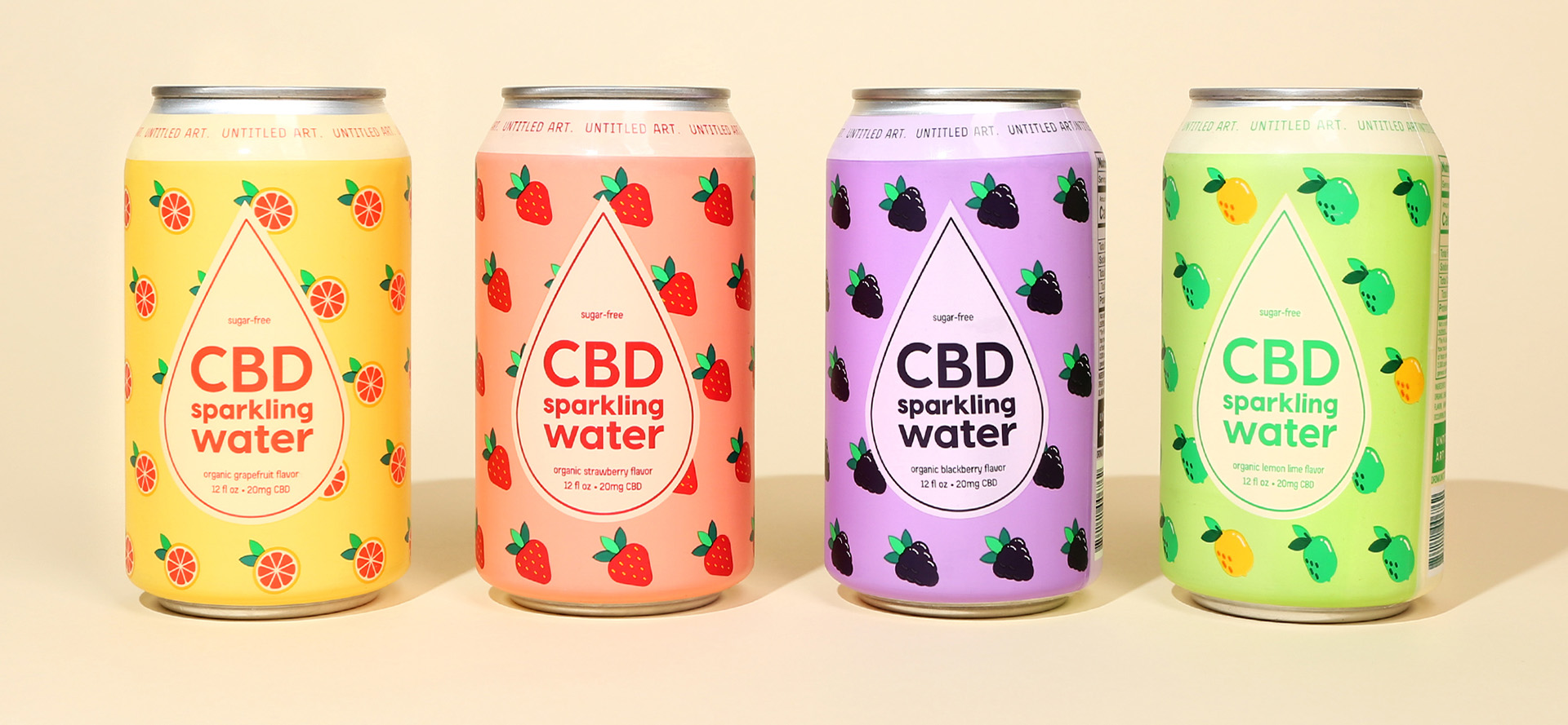 CBD water bottles.