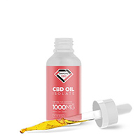Diamond CBD - CBD Isolate oil bottle.
