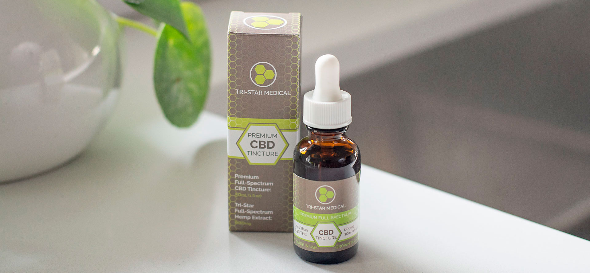 Full-spectrum CBD Tincture.