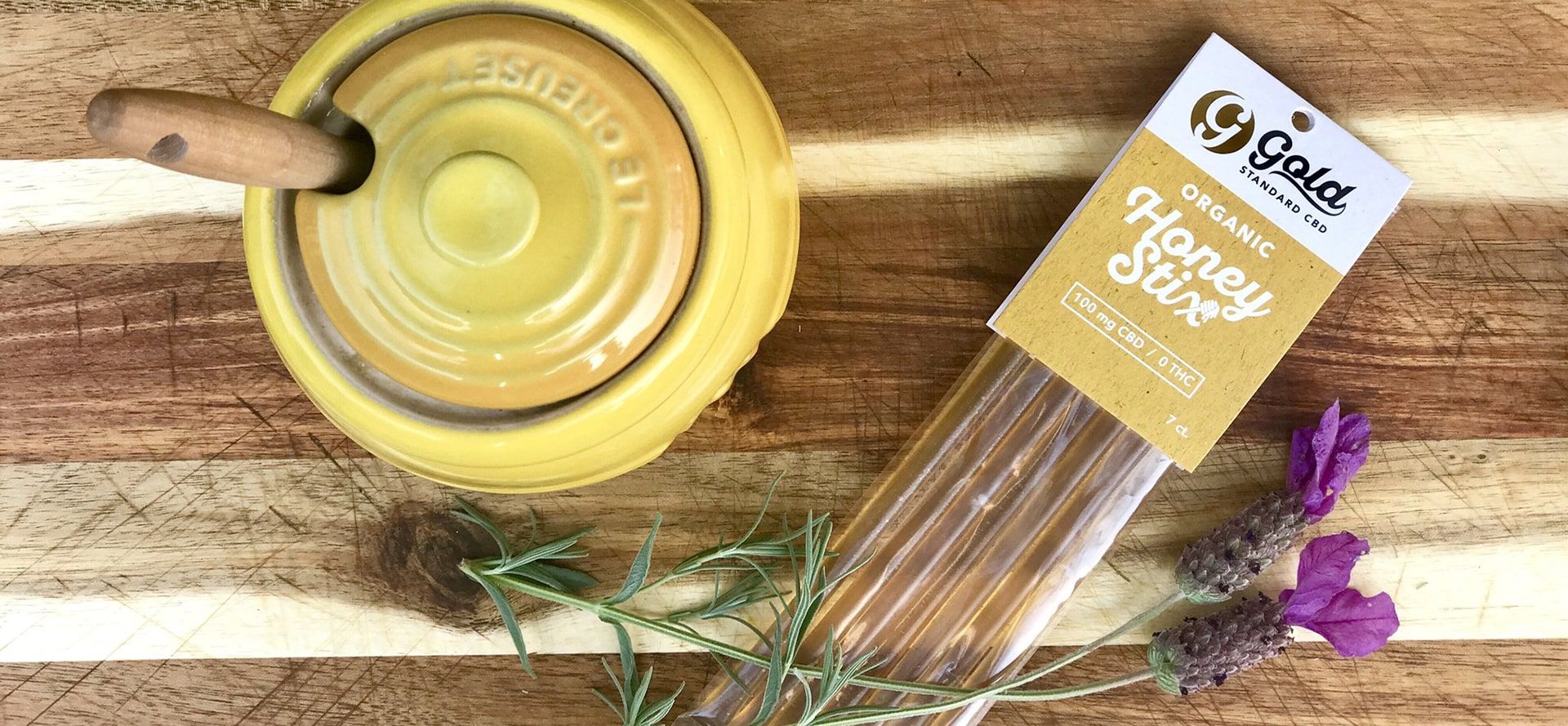 Gold CBD Honey Stix.