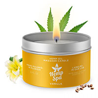 Hemp Spa Hemp Oil Massage Candle - Vanilla.