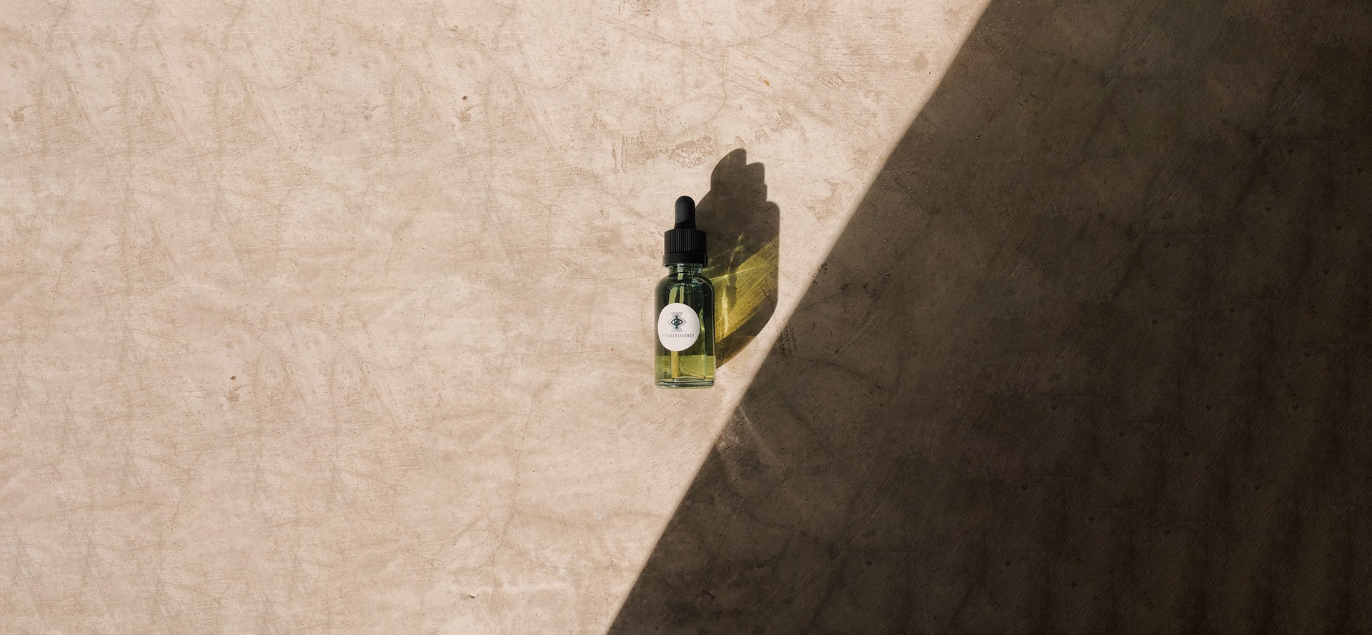 Marijuana CBD Oil Bottle.