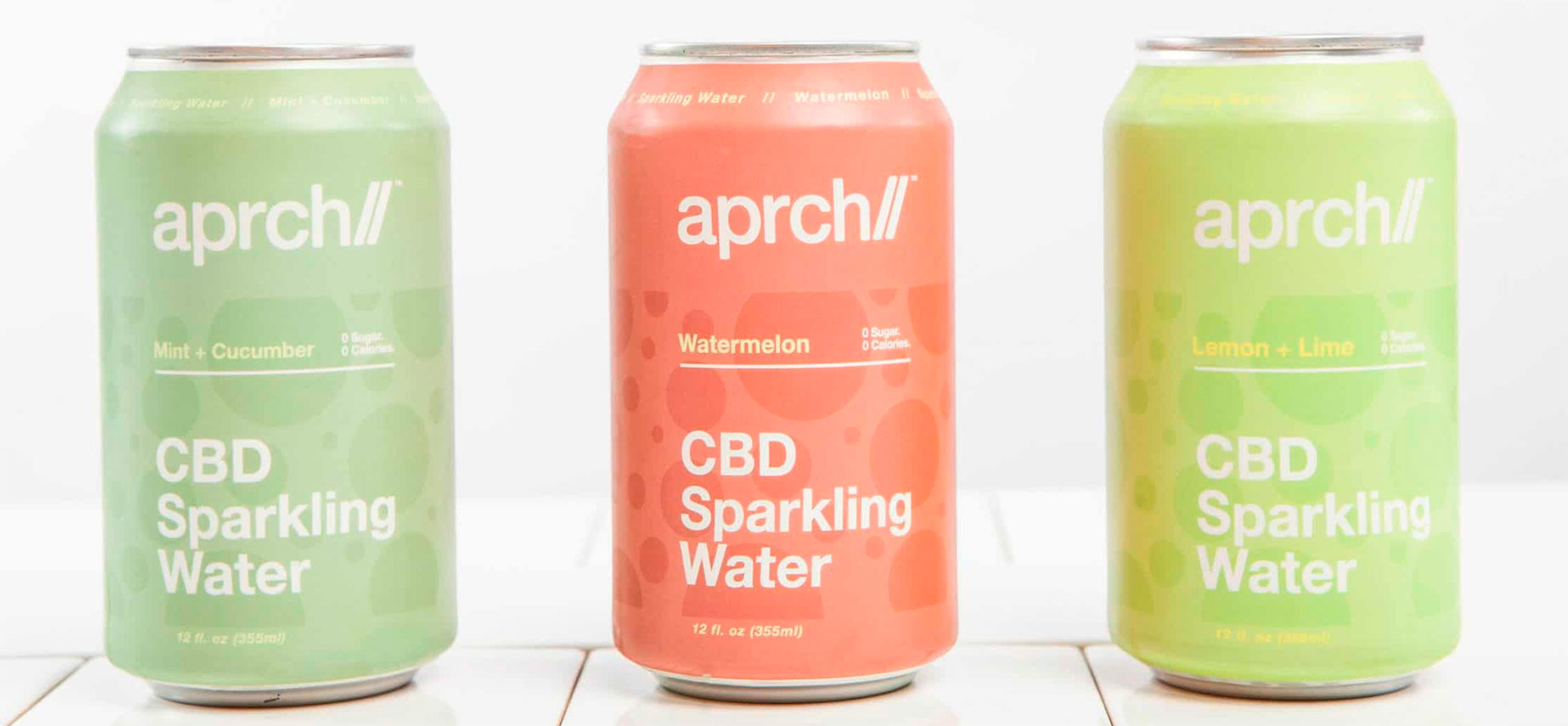 Sparkling Water With CBD.